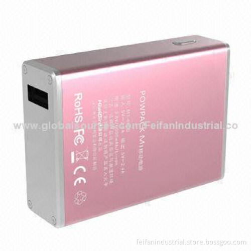 3.8V universal mobile power bank with 6,000mAh capacity